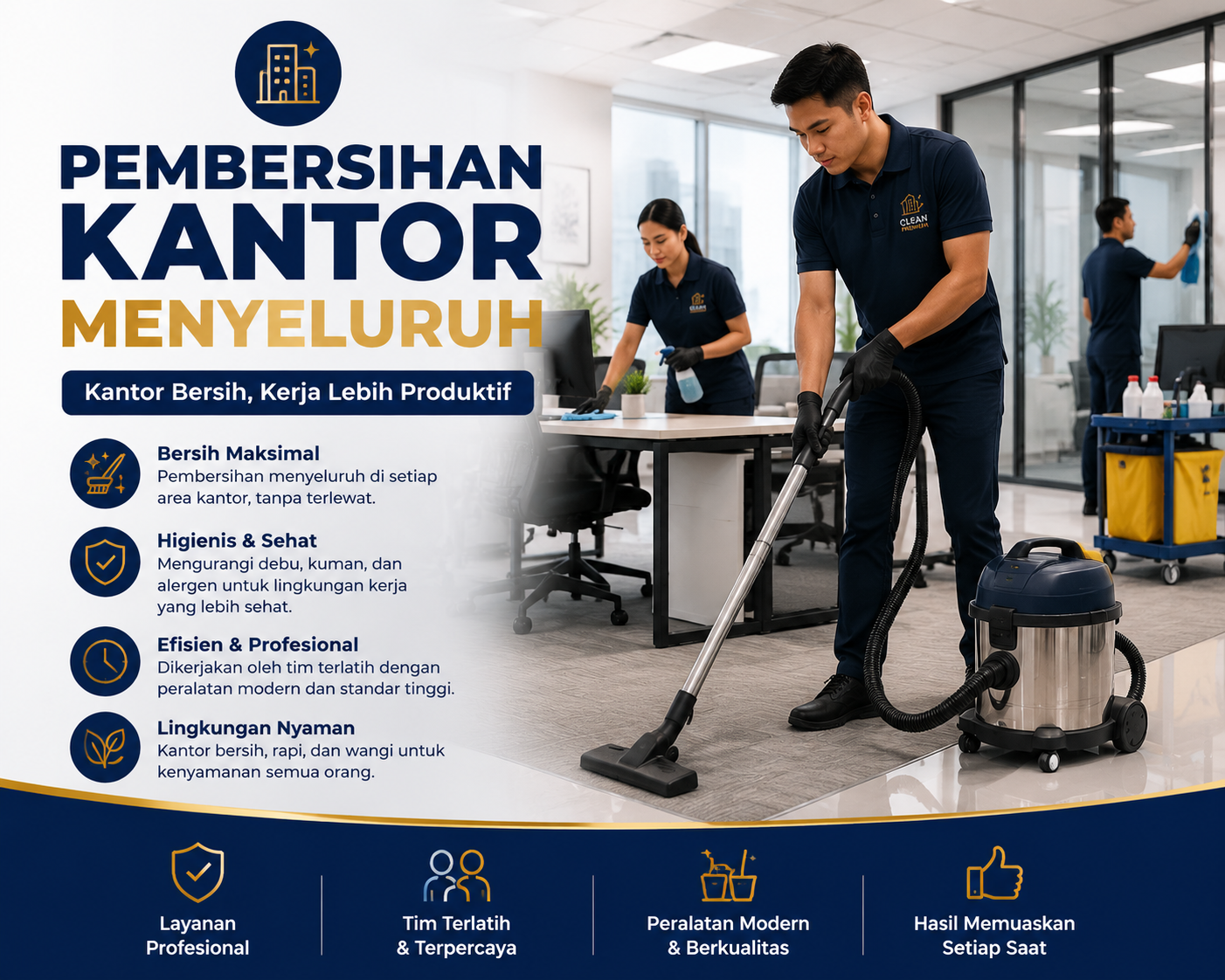 Pembersihan Kantor Menyeluruh