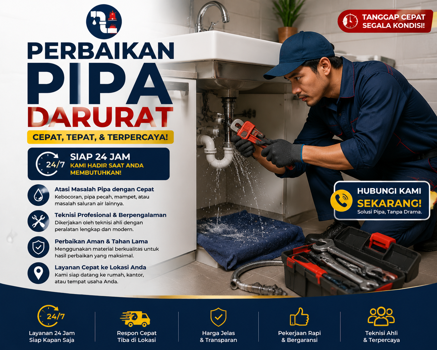 Perbaikan Pipa Darurat